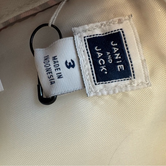 Janie and Jack Floral Pink and White Kids Dress size 3T - Picture 3 of 3